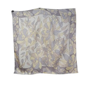 Richard Allan Floral Scarf Gray / Cream